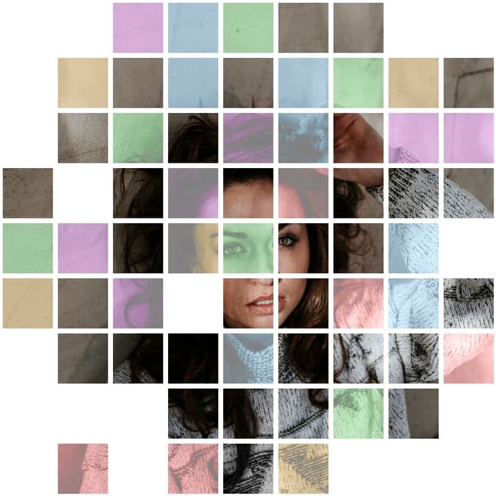 Cuadrícula de color